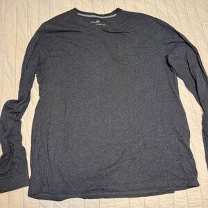 Men's Freefly Bamboo long sleeve shirt, Dark Grey, XL